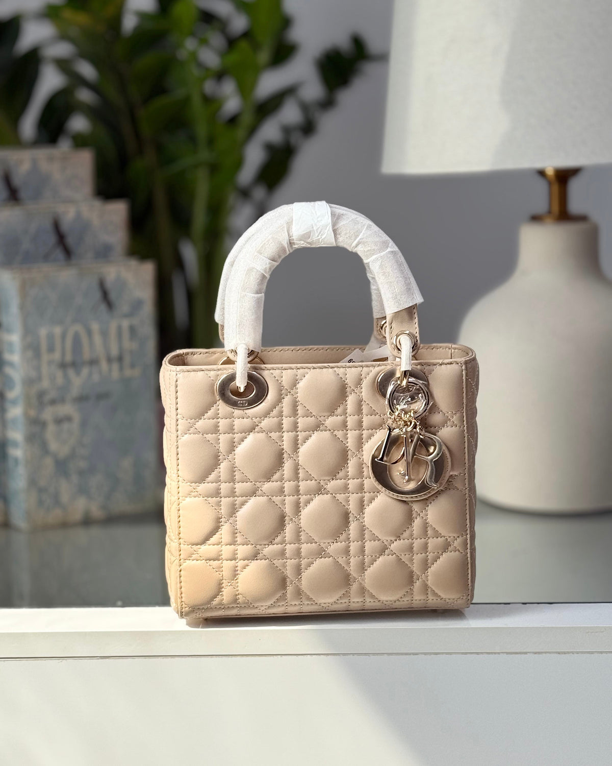 Christian Dior Cannage Calfskin Lady Dior Bag's