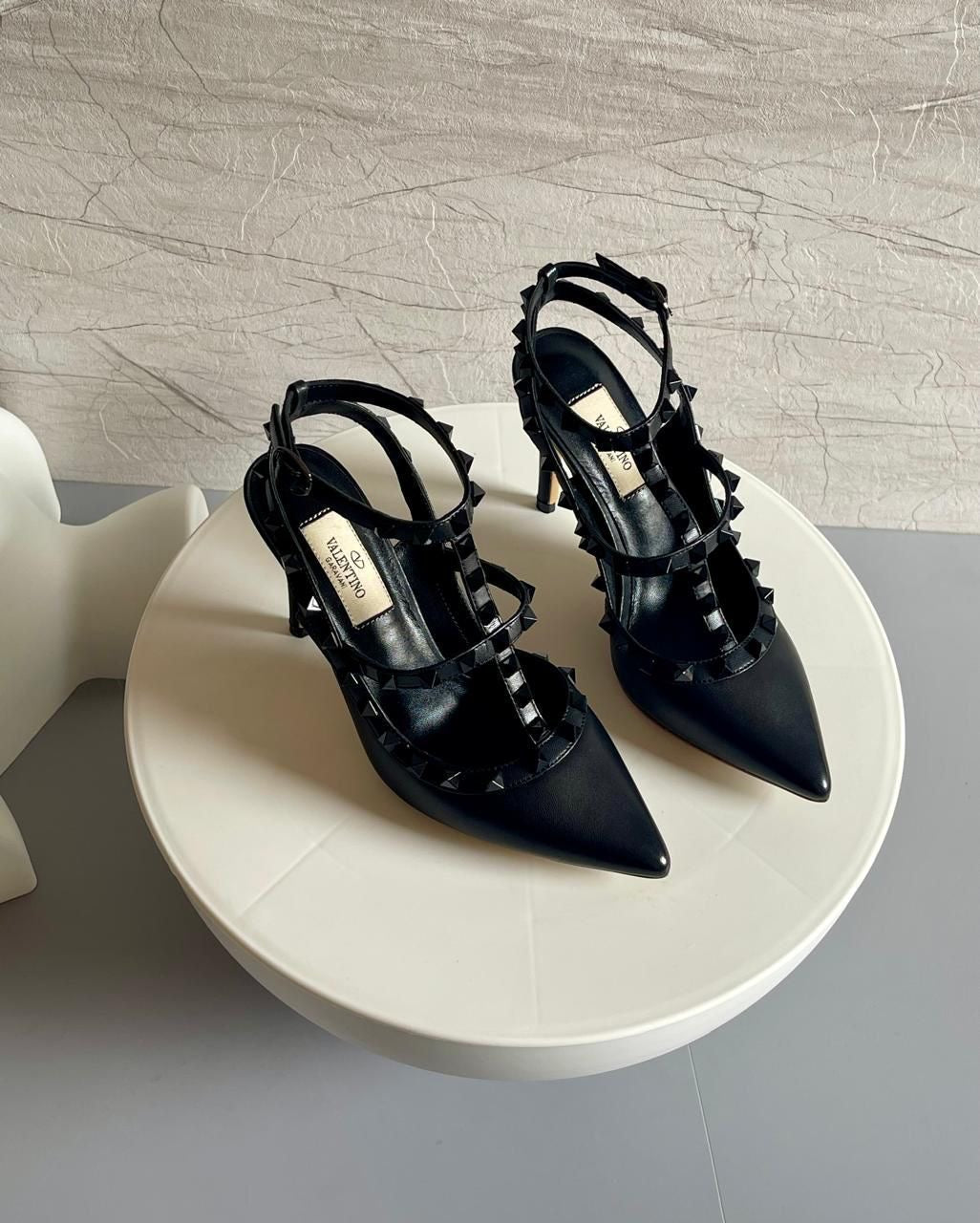 Valentino Rockstud Ankle Strap Pumps